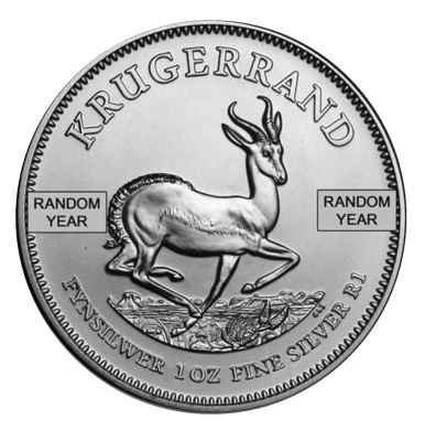 Silbermünze Krügerrand 1 Unze /100 Stück regelbesteuert